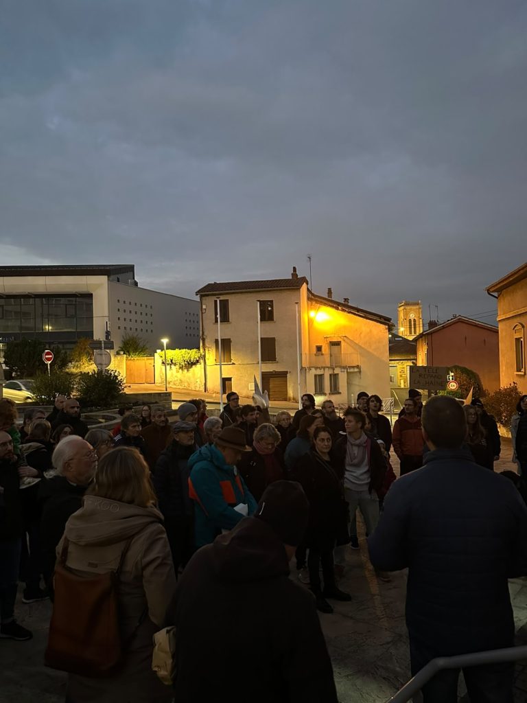 Une partie des personnes présentes